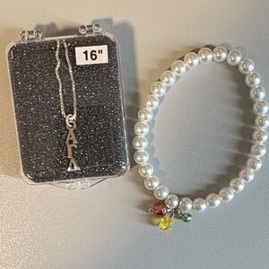 AGD Bracelet and Necklace Set